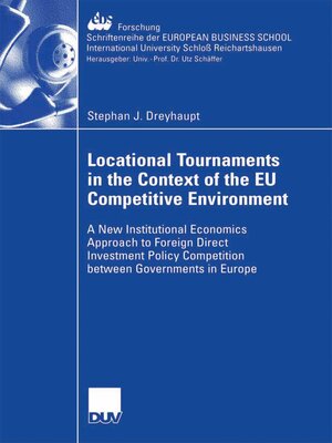 cover image of Locational Tournaments in the Context of the EU Competitive Environment